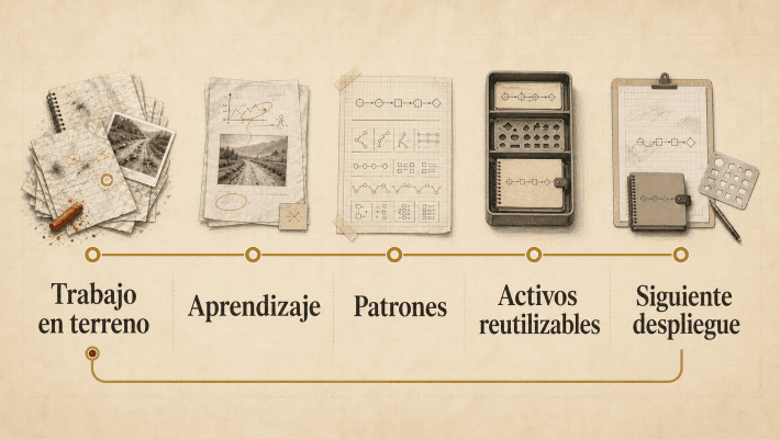 El circuito de trabajo del FDE